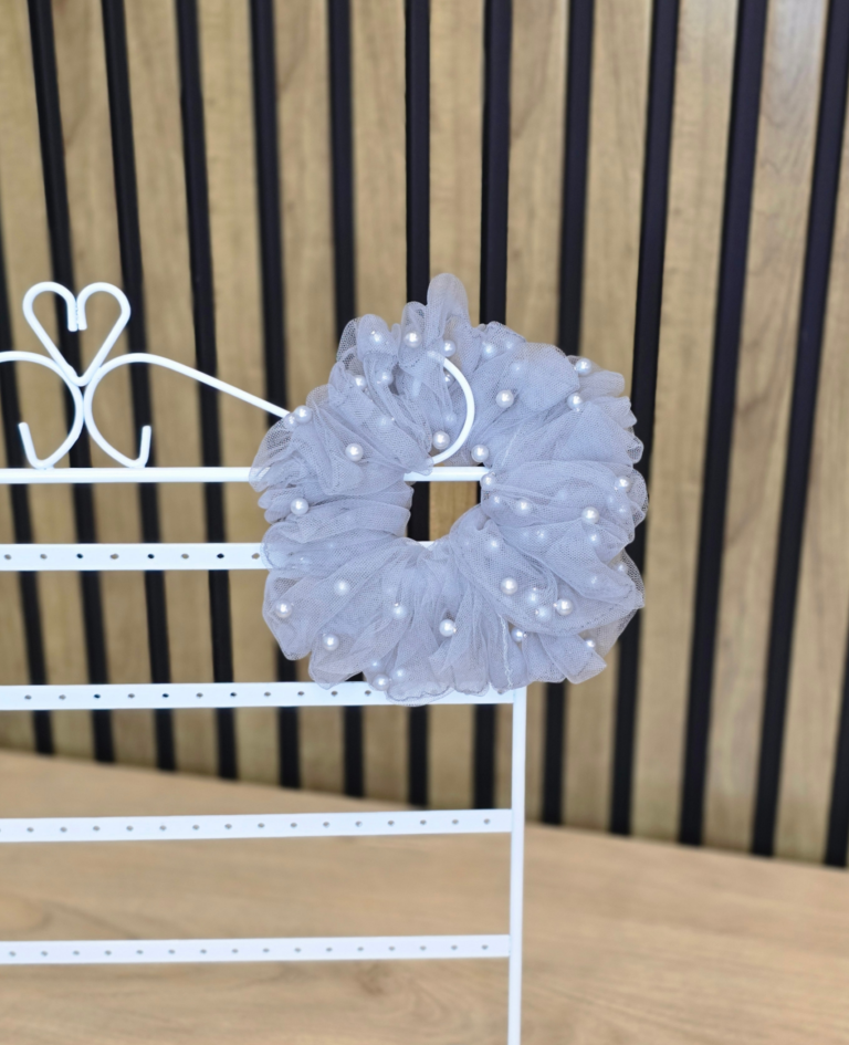 גומיית קצפת טול ופנינים גומיית קצפת טול ופנינים