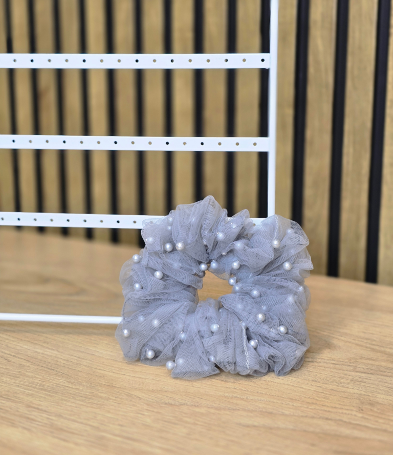 גומיית קצפת טול ופנינים גומיית קצפת טול ופנינים