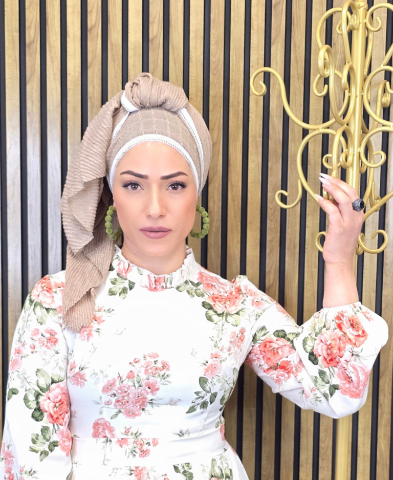 צעיף פליסה- שרשרת כסף