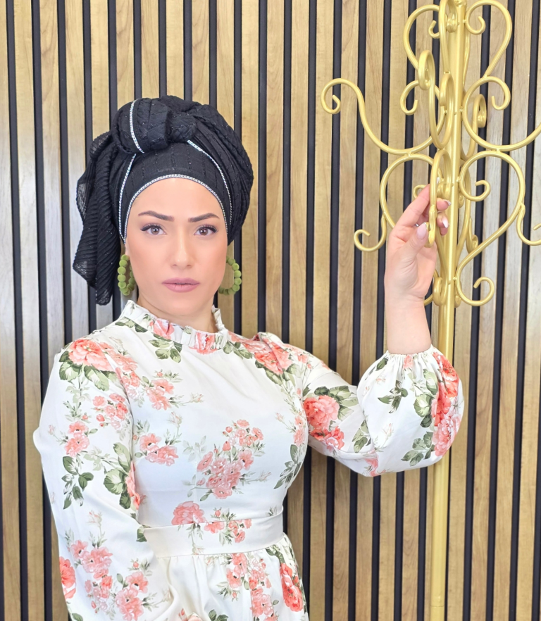 צעיף פליסה- שרשרת כסף