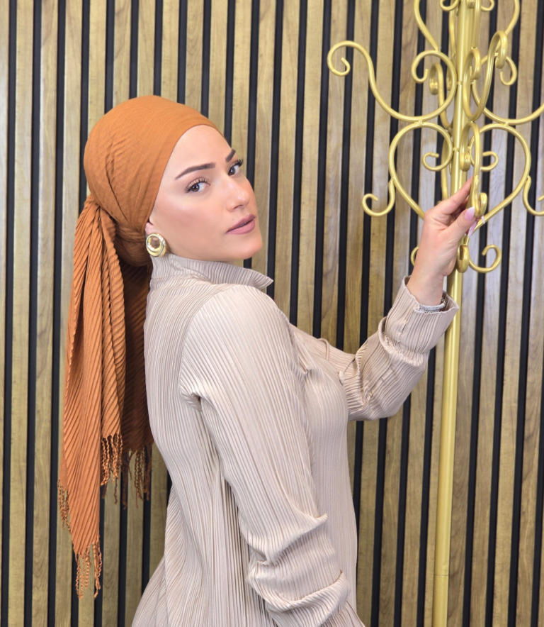 פליסה פרנזים-חום פליסה פרנזים-חום